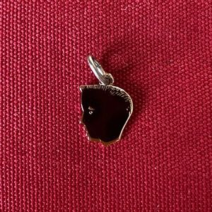 VTG I R.L. Griffith I Sterling Silver I Boy Silhouette Profile Small Flat Charm